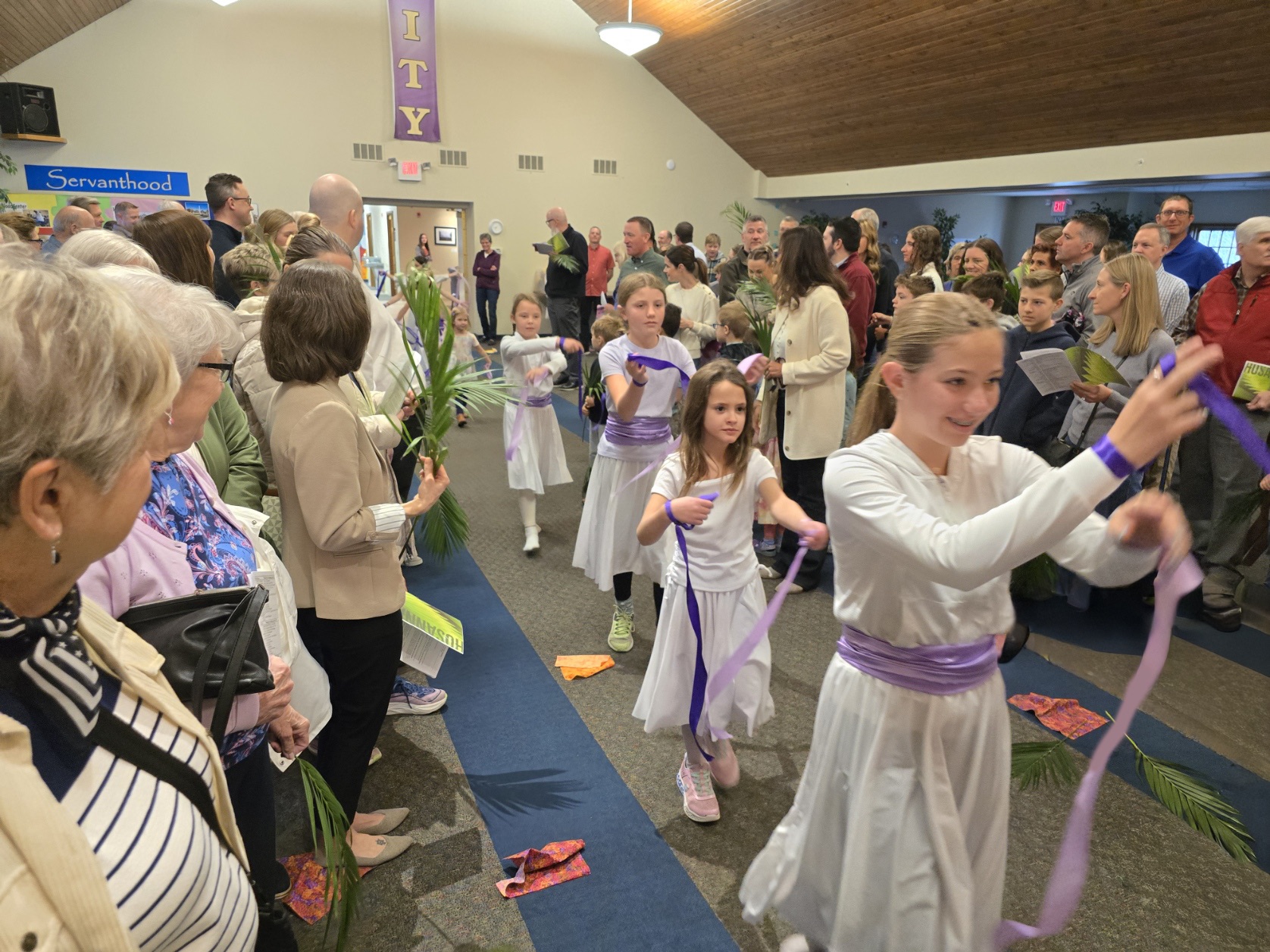 Liturgical Dancers for Palm Sunday